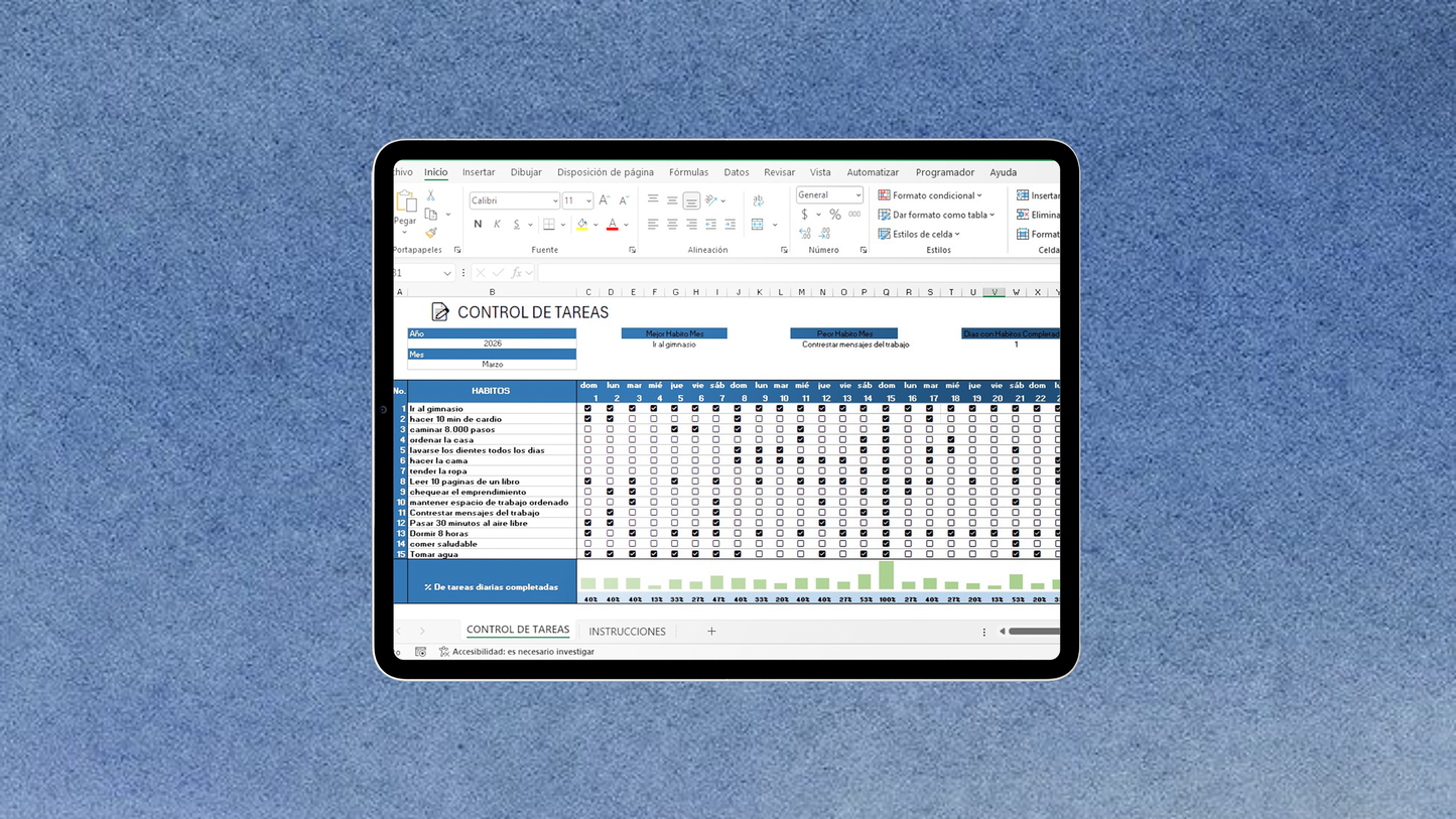 Control de habitos y tareas